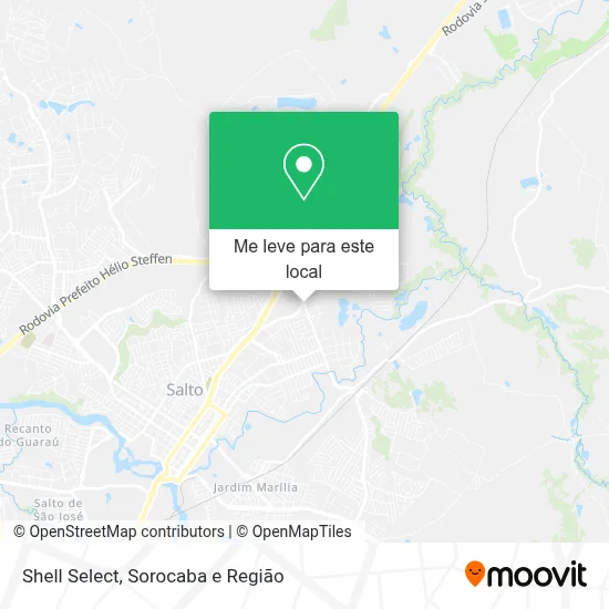 Shell Select mapa