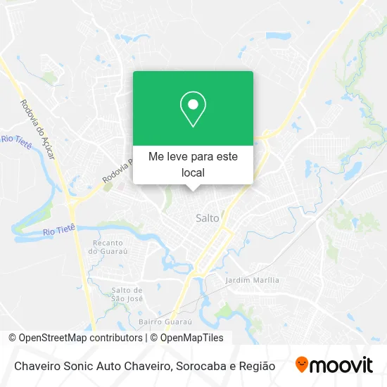 Chaveiro Sonic Auto Chaveiro mapa