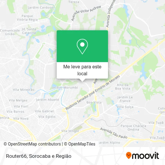 Router66 mapa