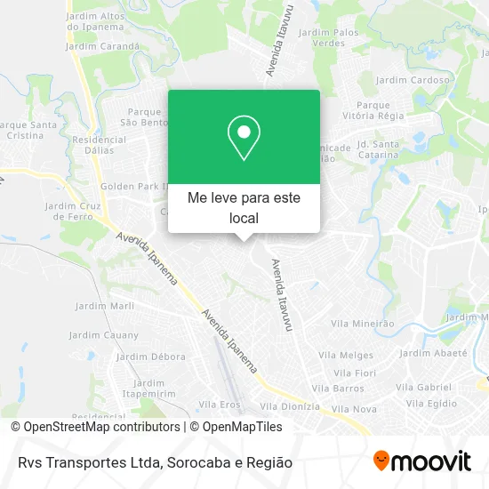 Rvs Transportes Ltda mapa