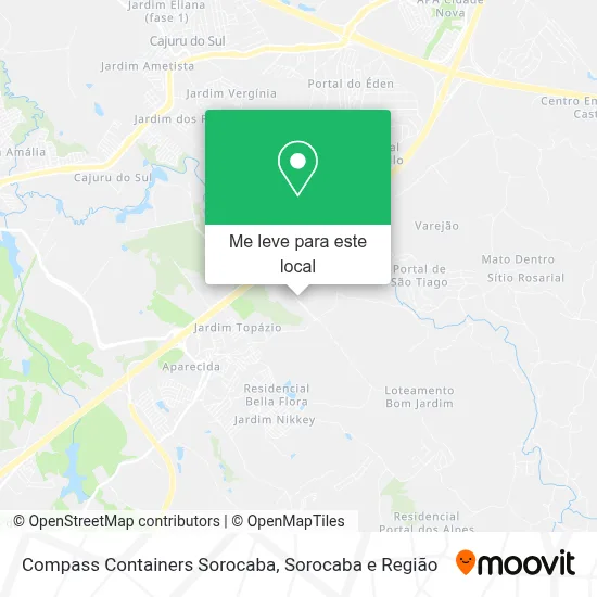 Compass Containers Sorocaba mapa