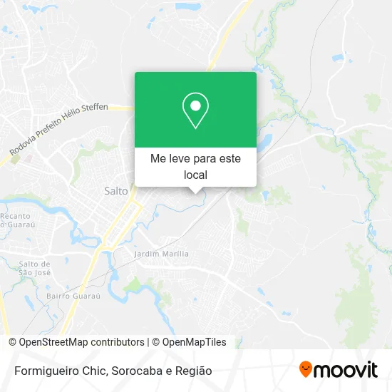 Formigueiro Chic mapa