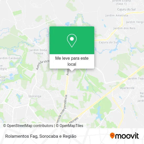 Rolamentos Fag mapa
