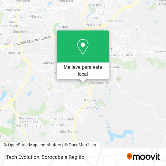 Tech Evolution mapa