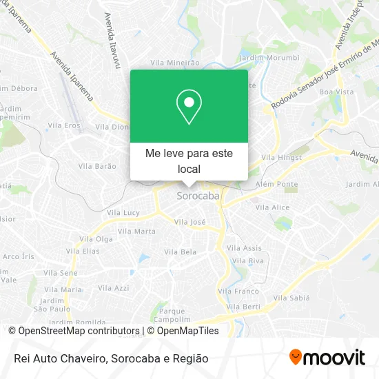 Rei Auto Chaveiro mapa