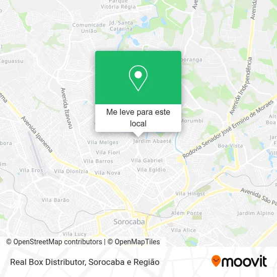 Real Box Distributor mapa