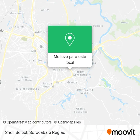Shell Select mapa