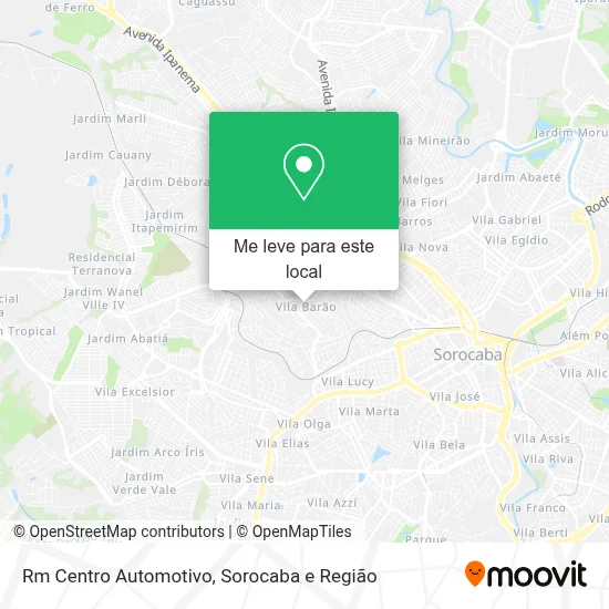 Rm Centro Automotivo mapa