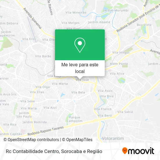 Rc Contabilidade Centro mapa