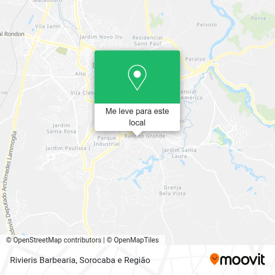 Rivieris Barbearia mapa