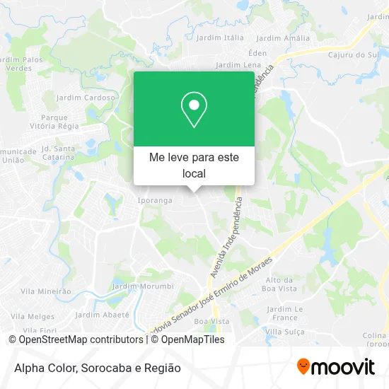 Alpha Color mapa