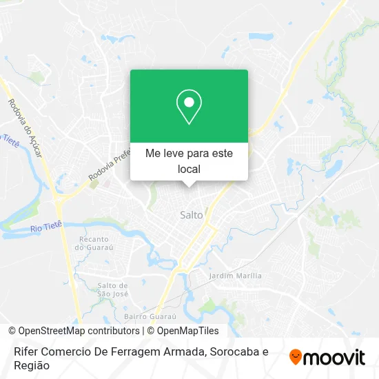 Rifer Comercio De Ferragem Armada mapa