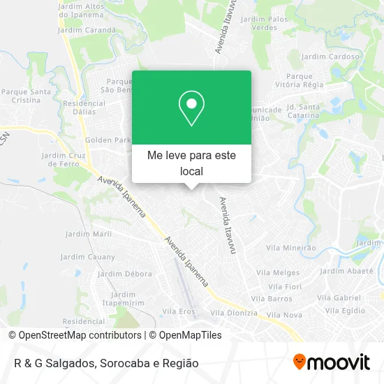 R & G Salgados mapa