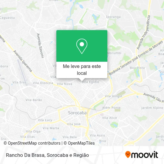 Rancho Da Brasa mapa