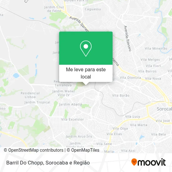Barril Do Chopp mapa