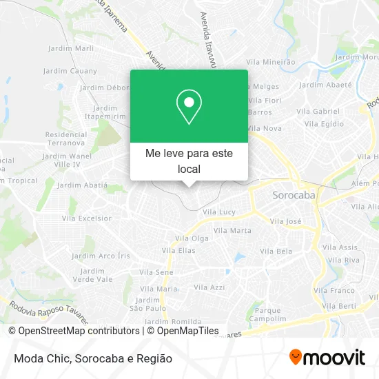 Moda Chic mapa