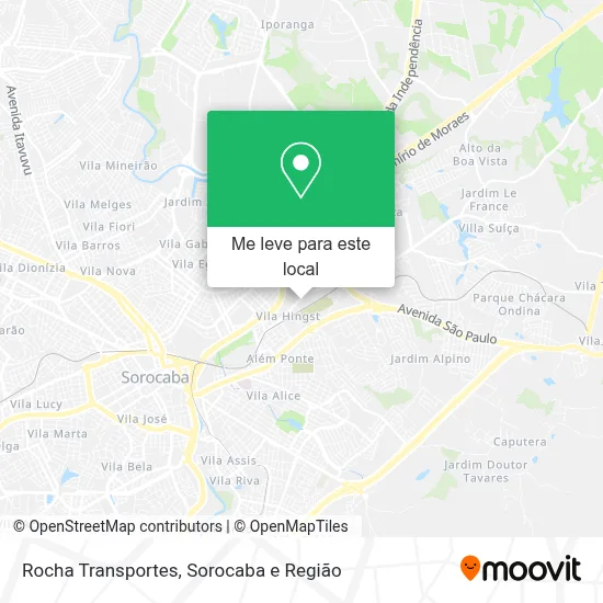 Rocha Transportes mapa