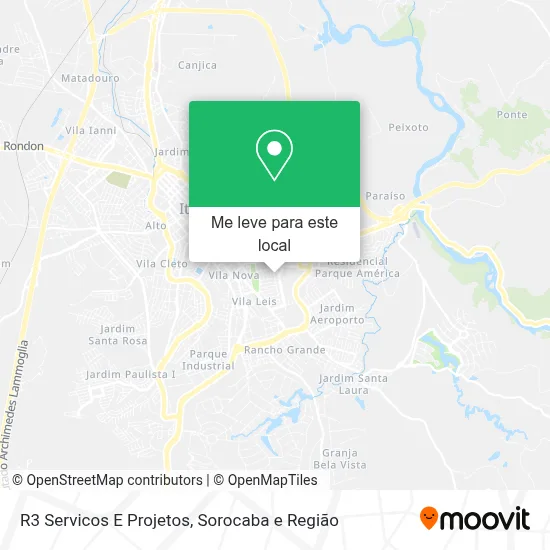 R3 Servicos E Projetos mapa