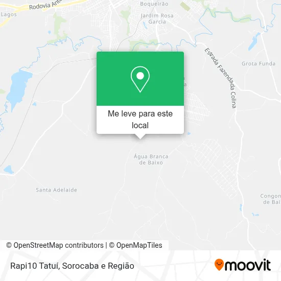 Rapi10 Tatuí mapa
