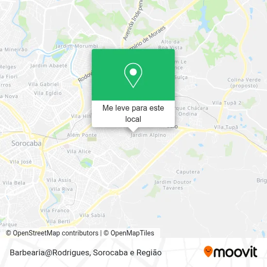 Barbearia@Rodrigues mapa