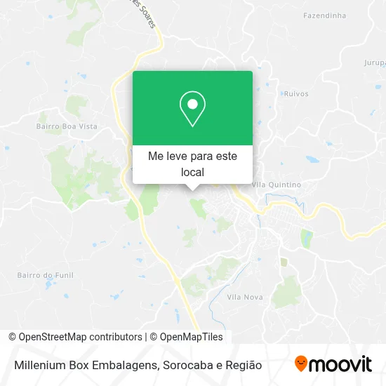 Millenium Box Embalagens mapa