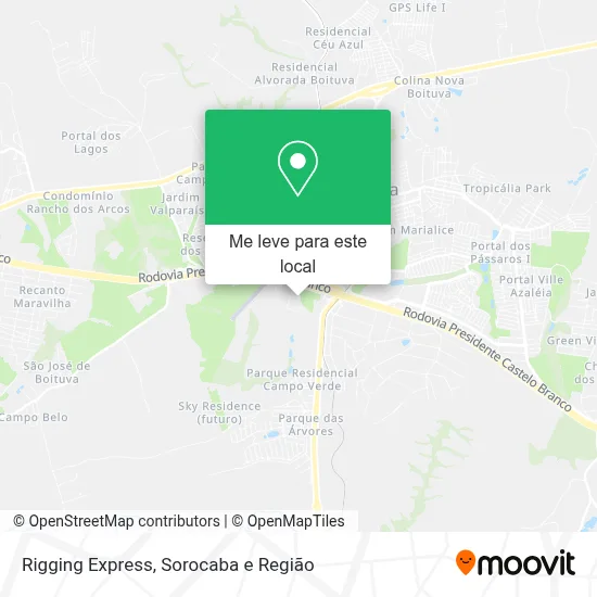 Rigging Express mapa