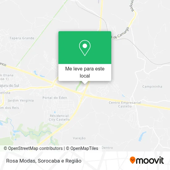 Rosa Modas mapa