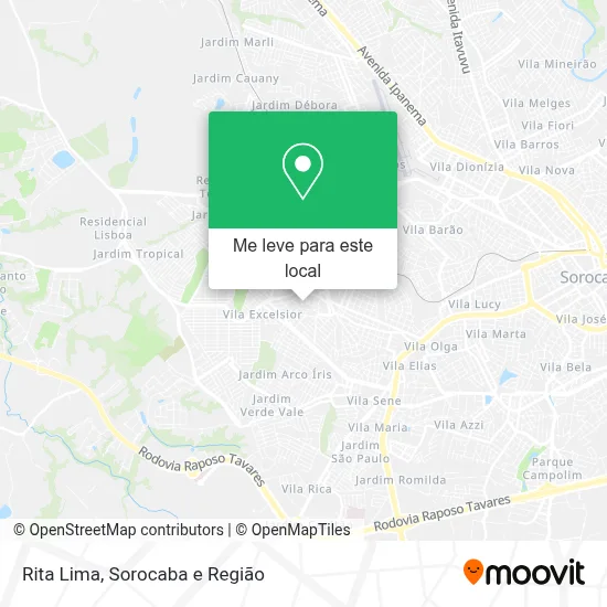 Rita Lima mapa