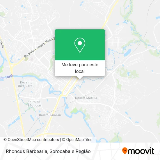 Rhoncus Barbearia mapa