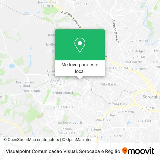 Visualpoint Comunicacao Visual mapa