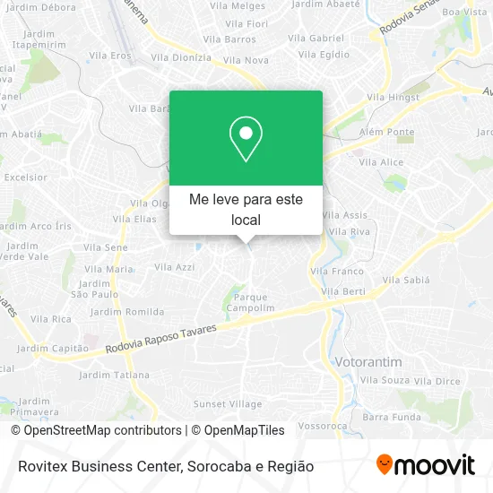 Rovitex Business Center mapa