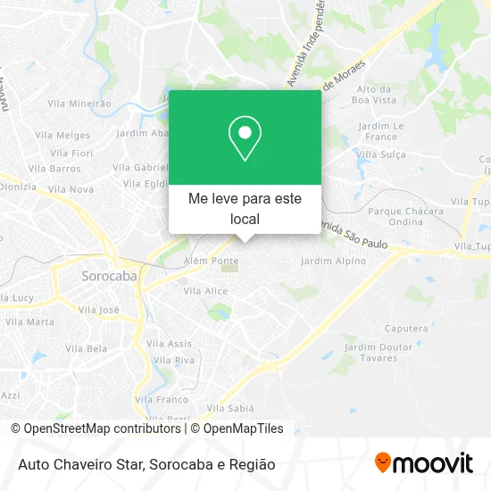 Auto Chaveiro Star mapa