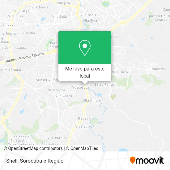 Shell mapa