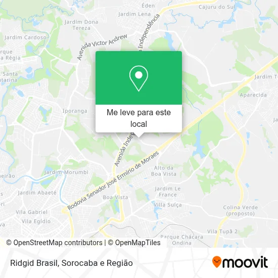 Ridgid Brasil mapa