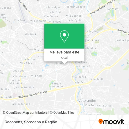 Racobens mapa