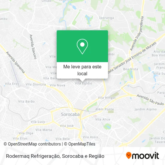 Rodermaq Refrigeração mapa