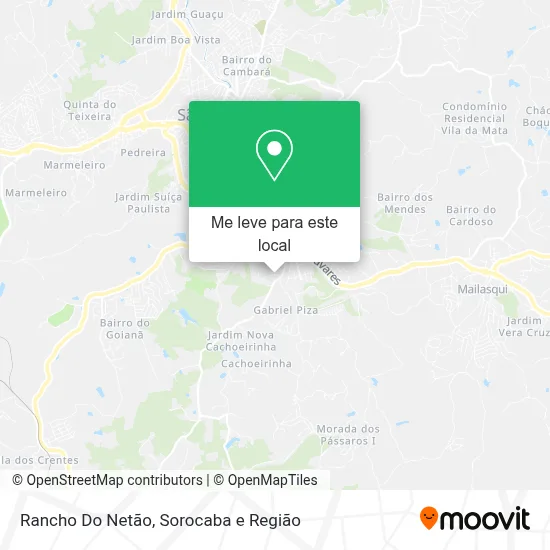 Rancho Do Netão mapa