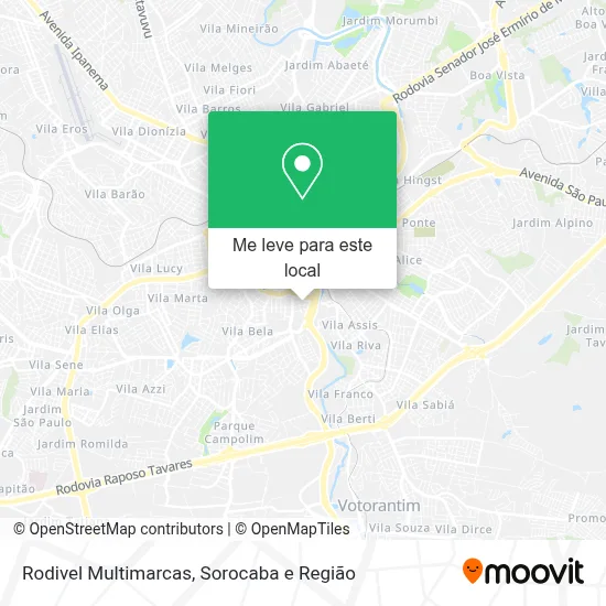 Rodivel Multimarcas mapa