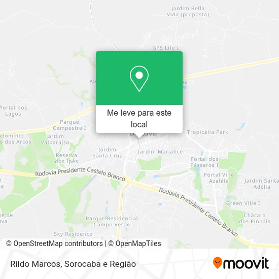 Rildo Marcos mapa