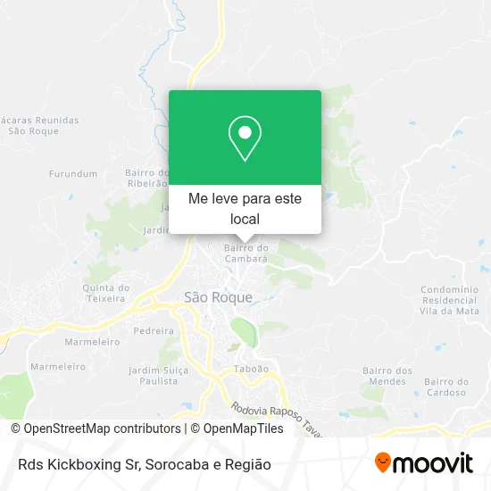 Rds Kickboxing Sr mapa
