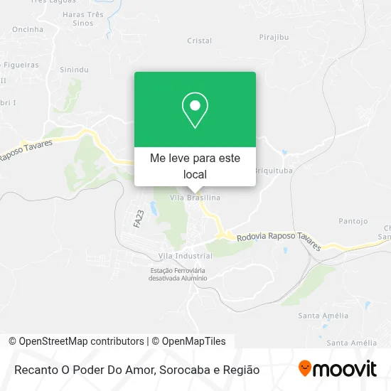 Recanto O Poder Do Amor mapa