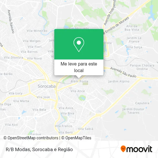 R/B Modas mapa