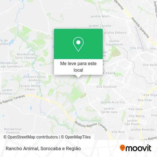 Rancho Animal mapa