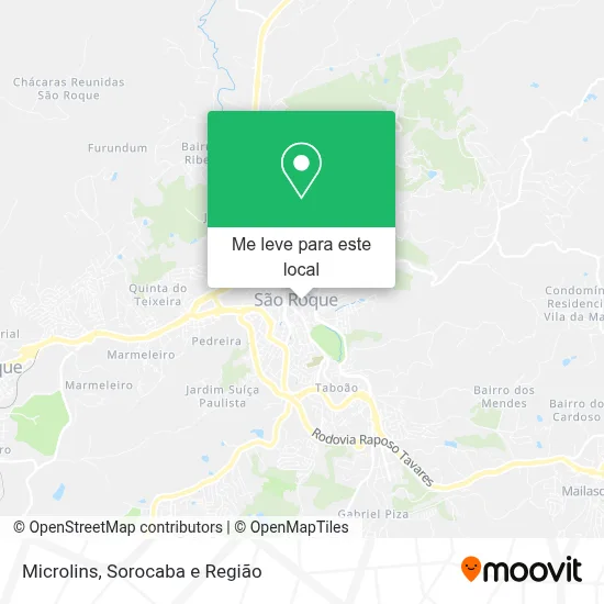 Microlins mapa