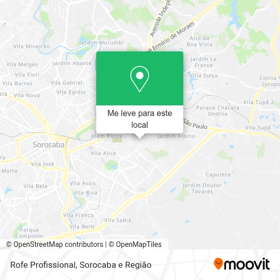 Rofe Profissional mapa