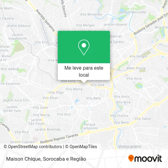 Maison Chique mapa