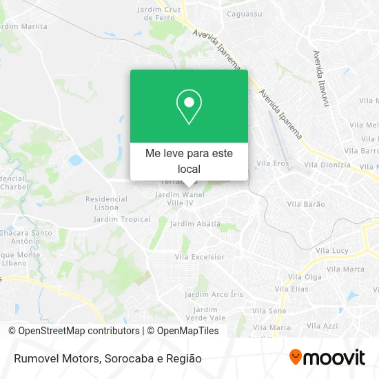 Rumovel Motors mapa