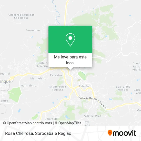 Rosa Cheirosa mapa