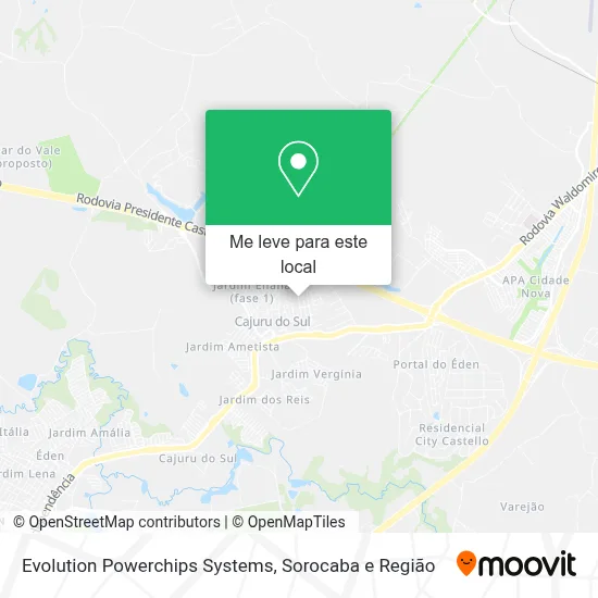 Evolution Powerchips Systems mapa