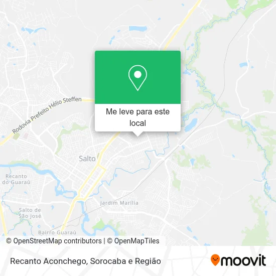 Recanto Aconchego mapa